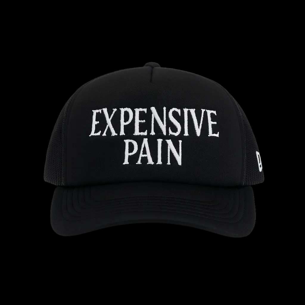 White & Black Cap {£P}