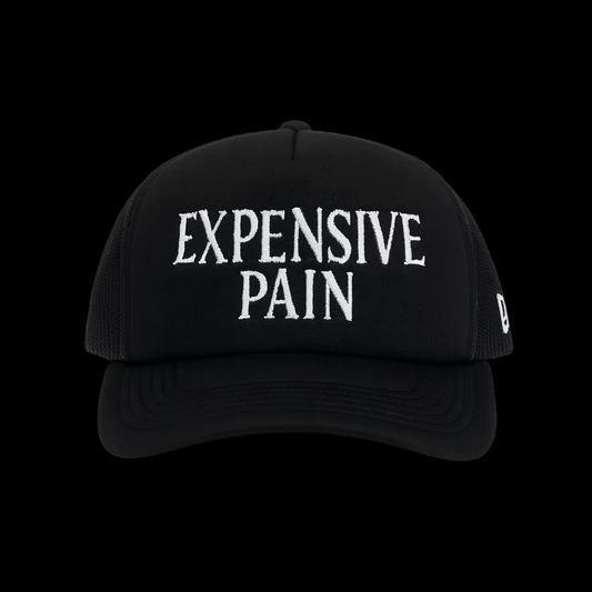 White & Black Cap {£P}