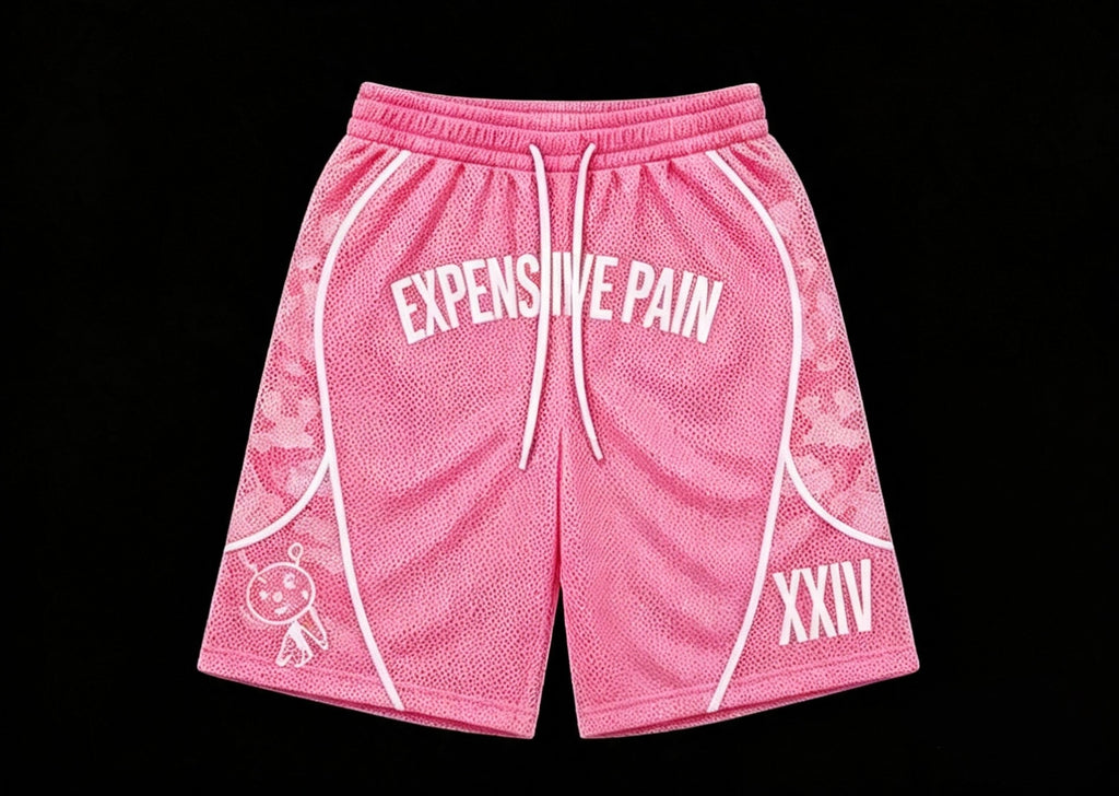 MESH JERSEYS SHORTS - PINK
