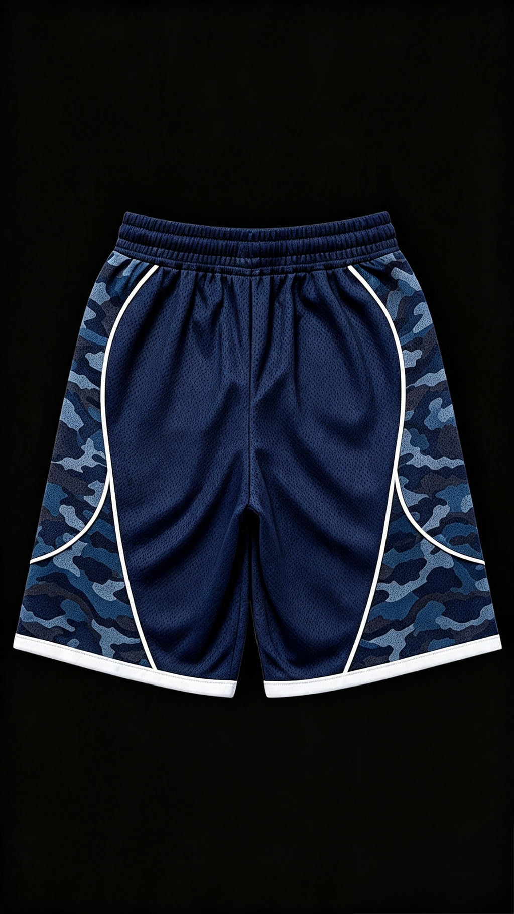 MESH JERSEY SHORTS - NAVY BLUE